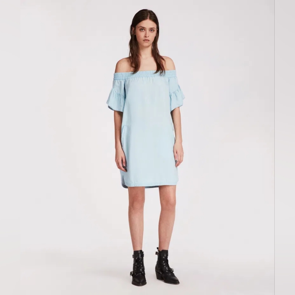 All Saints Adela Chambray Dress